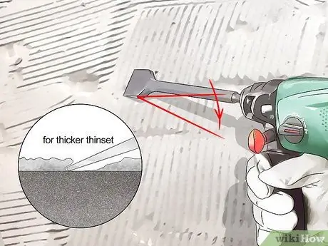 Удалить Thinset Step 7 Удалить Thinset Step 7