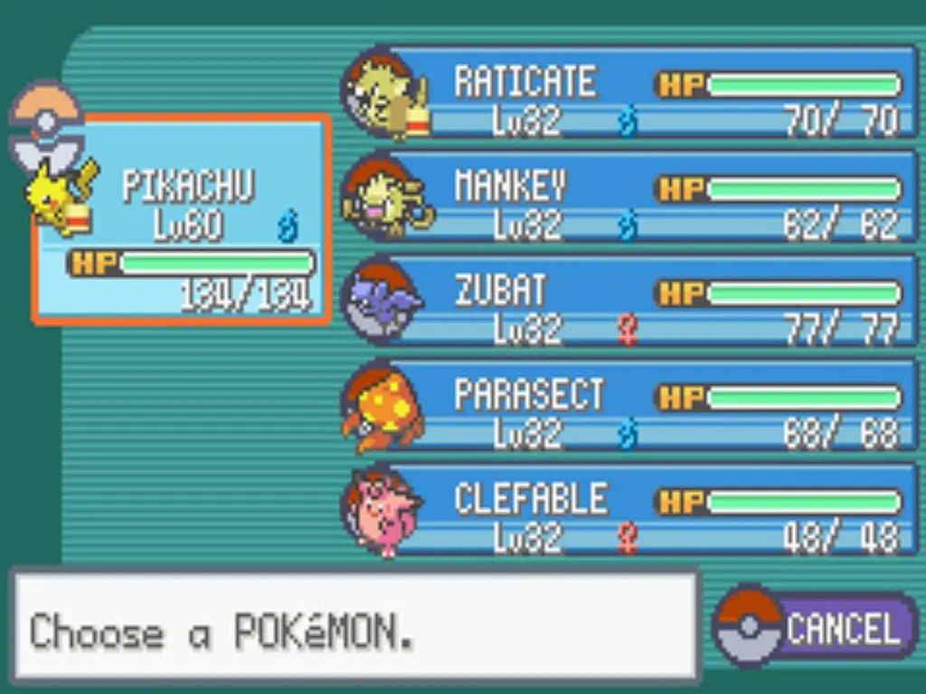 Как победить второго лидера спортзала Канто в играх Pokémon Fire Red и Leaf Green