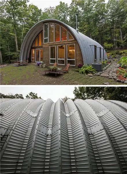 Coughlin Architecture спроектировали Q Hut, современный взгляд на сарай, который превратился в спасение от города для его владельцев. СовременныйДом Дизайн Дома Архитектура