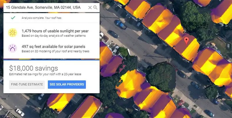 Проект Google Sunroof поможет вам понять, следует ли устанавливать солнечные панели на крыше вашего дома