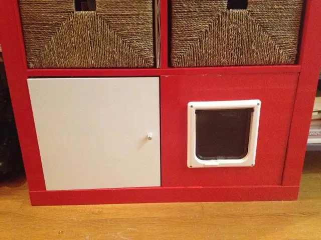EXPEDIT стеллаж + полная маскировка кошачьего туалета