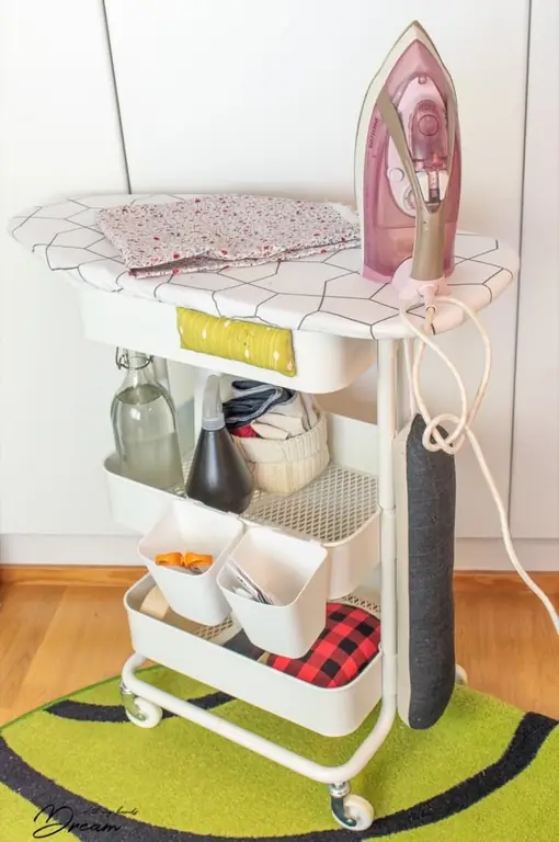 IKEA RÅSKOG лайфхаки - гладильная доска на колесиках IKEA RÅSKOG лайфхаки - гладильная доска на колесиках