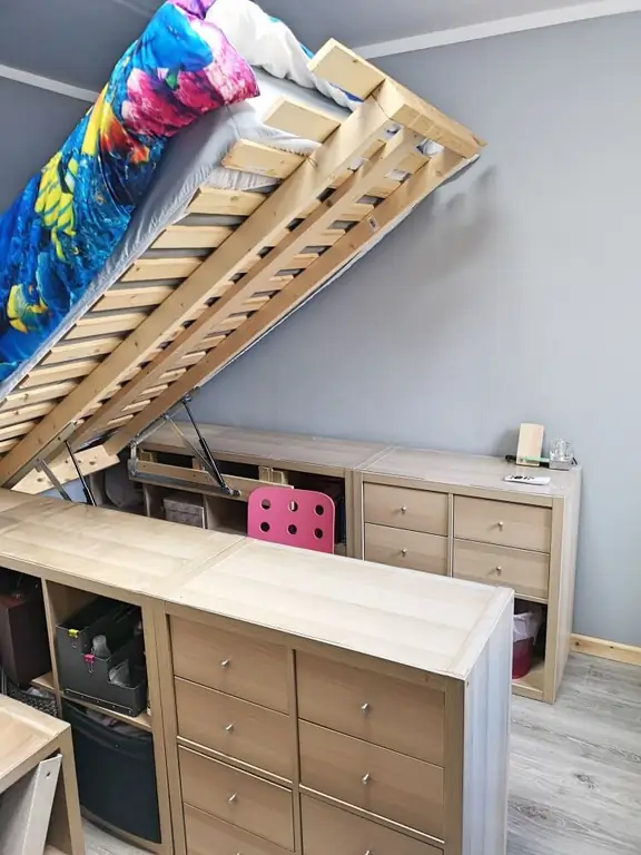 Как взломать IKEA подъемную кабину кровать + письменный стол