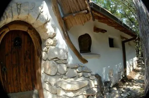 История глинобитного дома
