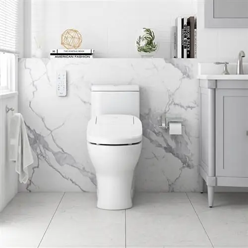 Ove Decors 15WST-FELI15-WHTOU Удлиненный унитаз-биде с двойным смывом