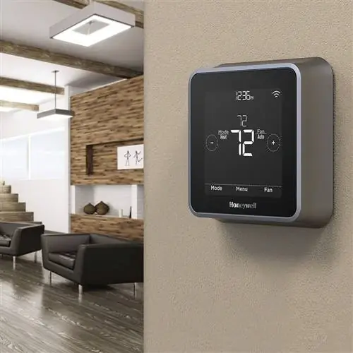 Honeywell RCHT8610WF2006 Lyric T5 Wi-Fi Smart 7-дневный программируемый термостат с сенсорным экраном Honeywell RCHT8610WF2006 Lyric T5 Wi-Fi Smart 7-дневный программируемый термостат с сенсорным экраном