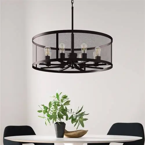 Clark 8 Light Уникальная массивная люстра-барабан Clark 8 Light Уникальная массивная люстра-барабан