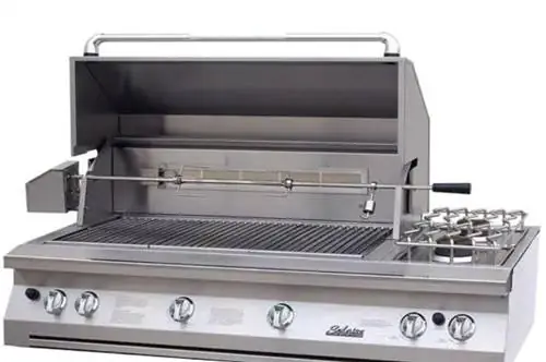 Керамический гриль Камадо Primo Oval Junior 200 на стальной тележке с боковыми столиками и решетками из нержавеющей стали Керамический гриль Камадо Primo Oval Junior 200 на стальной тележке с боковыми столиками и решетками из нержавеющей стали