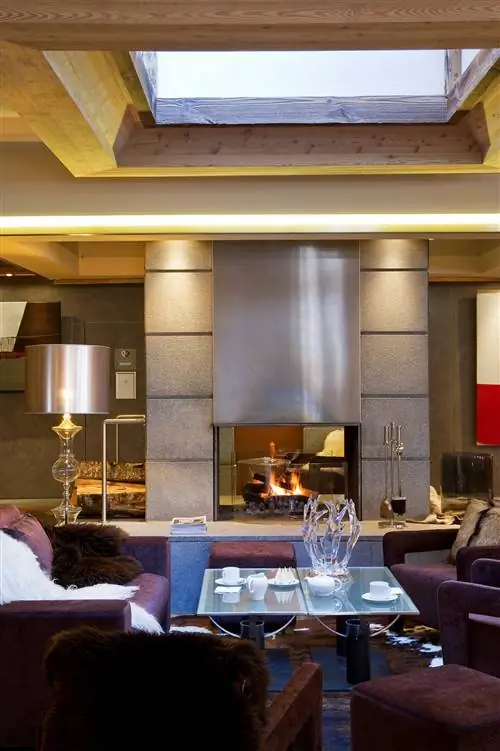 Au Coeur du Village Hotel and Spa Fireplace - Ла-Клюза, Франция
