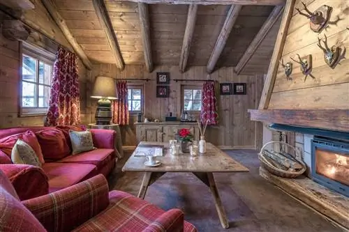 Les Fermes de Marie Hotel Chalet - Камин