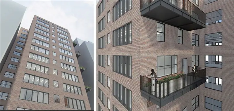 Визуализации иллюстрируют фасад внутреннего двора офисного таунхауса _ 140 West 57th Street - MdeAS Architects Визуализации иллюстрируют фасад внутреннего двора офисного таунхауса _ 140 West 57th Street - MdeAS Architects