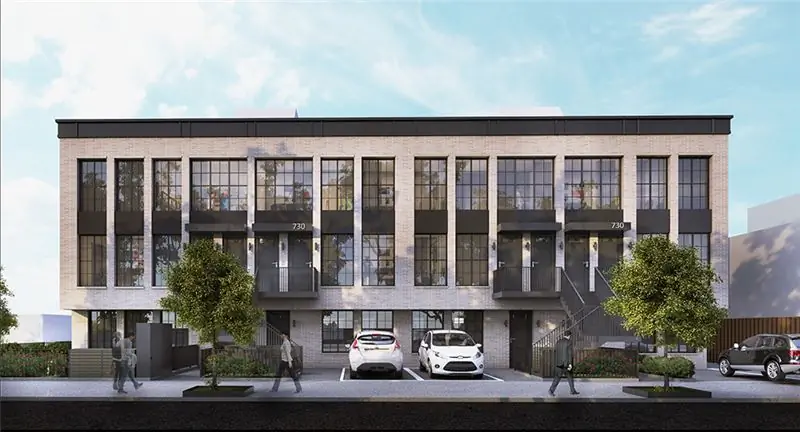 Строительство кондоминиума близится к завершению по адресу 730 Hicks Street в Ред-Хук, Бруклин