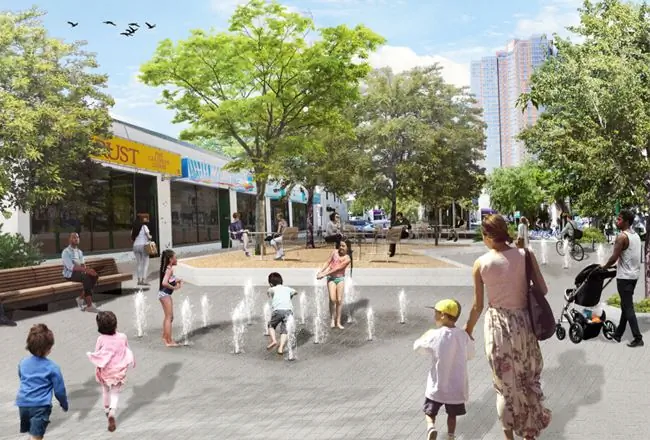 New Rochelle начинает работу над преобразованием улицы в центре города в удобную для пешеходов площадь за 4 миллиона долларов