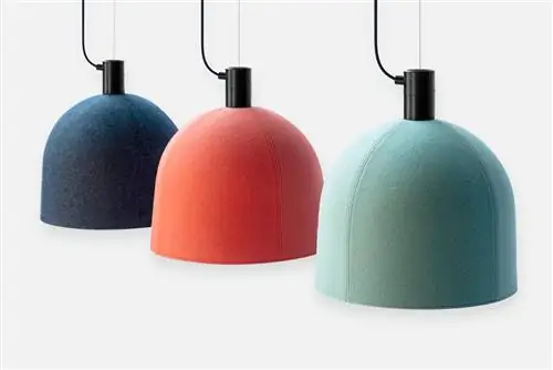 Luxxbox Designs Прочный акустический подвесной светильник Helm Hush