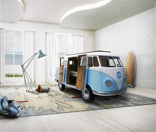 Детская кровать ограниченного выпуска в стиле автобуса VW