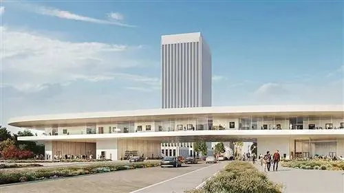 Предложенное Lacma застекленное здание в форме амебы совершает прыжок с разбега из Восточного кампуса через бульвар Уилшир и безрассудно приземляется на угловом участке напротив Atelier Peter Zumthor & Partner/The Boundary. Предложенное Lacma застекленное здание в форме амебы совершает прыжок с разбега из Восточного кампуса через бульвар Уилшир и безрассудно приземляется на угловом участке напротив Atelier Peter Zumthor & Partner/The Boundary.