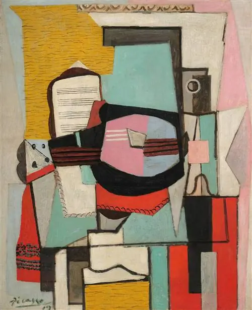 Картина Пикассо «Гитара на столе» (1919) будет выставлена на аукционе Sotheby's в Нью-Йорке 14 ноября по цене от 20 до 30 миллионов долларов. Картина Пикассо «Гитара на столе» (1919) будет выставлена на аукционе Sotheby's в Нью-Йорке 14 ноября по цене от 20 до 30 миллионов долларов.
