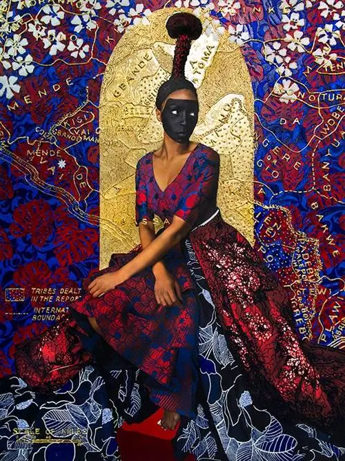 Лина Ирис Виктор, одиннадцатая (2018), то, что художница называет материнской работой в своей новой серии для своей выставки в Новом Орлеане. Предоставлено художницей и галереей Мариан Ибрагим Лина Ирис Виктор, одиннадцатая (2018), то, что художница называет материнской работой в своей новой серии для своей выставки в Новом Орлеане. Предоставлено художницей и галереей Мариан Ибрагим