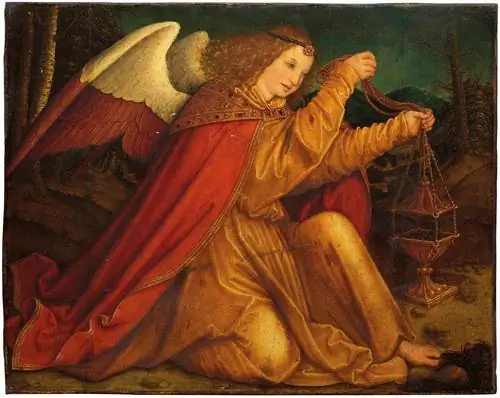 Бернхард Стригель, Ангел Турифер в желтой тунике (1521-22) Бернхард Стригель, Ангел Турифер в желтой тунике (1521-22)