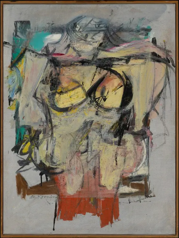 Виллем де Кунинг, Женщина-Охра (1954-55) Виллем де Кунинг, Женщина-Охра (1954-55)