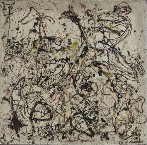Джексон Поллок, «Нет. 16 дюймов (1950) Джексон Поллок, «Нет. 16 дюймов (1950)