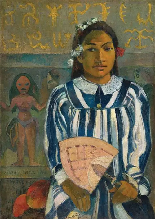 Девушка, изображенная на портрете Гогена «У Техамана много родителей» (1893), может быть не настоящей 13-летней девочкой, с которой у него были отношения; вместо этого картина может быть «этнопортретом», представляющим полинезийскую культурную самобытность. Девушка, изображенная на портрете Гогена «У Техамана много родителей» (1893), может быть не настоящей 13-летней девочкой, с которой у него были отношения; вместо этого картина может быть «этнопортретом», представляющим полинезийскую культурную самобытность.