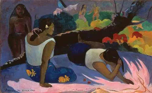 Лежащие таитянки Гогена (1894) Лежащие таитянки Гогена (1894)