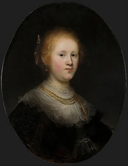 «Портрет молодой женщины» Рембрандта (1632 г.) выставлен в Художественном музее Аллентауна. «Портрет молодой женщины» Рембрандта (1632 г.) выставлен в Художественном музее Аллентауна.