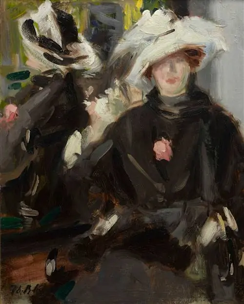 «Шляпа с перьями» Фрэнсиса Каделла (около 1910 г.) «Шляпа с перьями» Фрэнсиса Каделла (около 1910 г.)