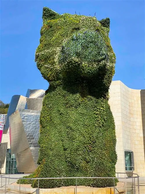 Джефф Кунс, Щенок (1997) Музей Гуггенхайма в Бильбао Джефф Кунс, Щенок (1997) Музей Гуггенхайма в Бильбао