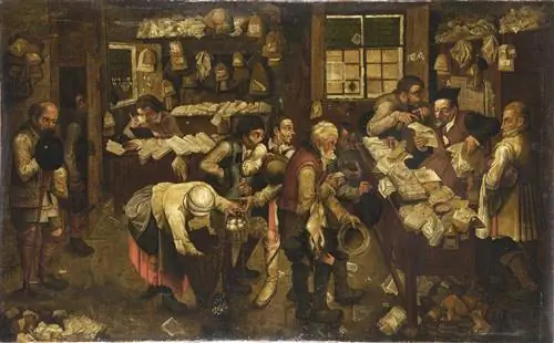 Питер Брейгель Младший «Деревенский юрист» (около 1615-1617). Питер Брейгель Младший «Деревенский юрист» (около 1615-1617).