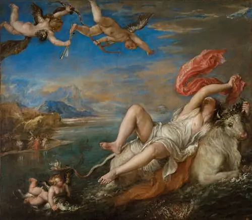 «Похищение Европы» Тициана (1560–1562 гг.) «Похищение Европы» Тициана (1560–1562 гг.)