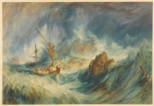 Джозеф Мэллорд Уильям Тернер, Буря (Кораблекрушение, 1823 г.) Джозеф Мэллорд Уильям Тернер, Буря (Кораблекрушение, 1823 г.)