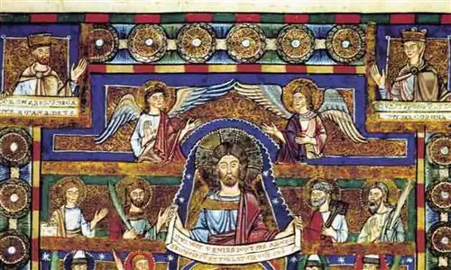 Научная книга о европейских ритуалах коронации служит хорошим фоном для истории искусства XI века