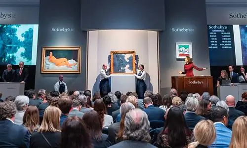 Обнаженная Модильяни лидирует на аукционе Sotheby's в области импрессионизма и модернизма за 318,3 млн долларов