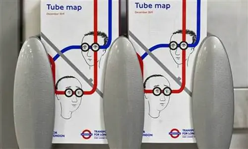 Арт-объекты Бедвира Уильямса в очках появляются на карте Pocket Tube