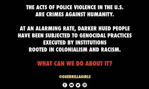 Guerrilla Girls фокусируются на Black Lives Matter в новом видео