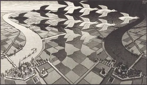 М. К. День и ночь Эшера (1938) Компания Эшер М. К. День и ночь Эшера (1938) Компания Эшер