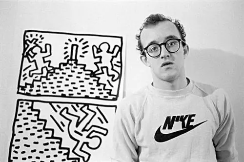Джозеф Шкодзински Серия рисунков Кейта Харинга, январь 1982 г. Джозеф Шкодзински Серия рисунков Кейта Харинга, январь 1982 г.