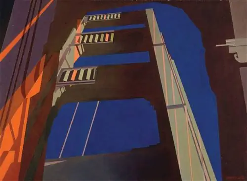 Чарльз Шилер, «Золотые ворота», 1955 г. Холст, масло, 25 1/8 x 34 дюйма (63,8 x 86,4 см). Метрополитен-музей, Нью-Йорк, Фонд Джорджа А. Хирна, 1955, 55.99 Чарльз Шилер, «Золотые ворота», 1955 г. Холст, масло, 25 1/8 x 34 дюйма (63,8 x 86,4 см). Метрополитен-музей, Нью-Йорк, Фонд Джорджа А. Хирна, 1955, 55.99