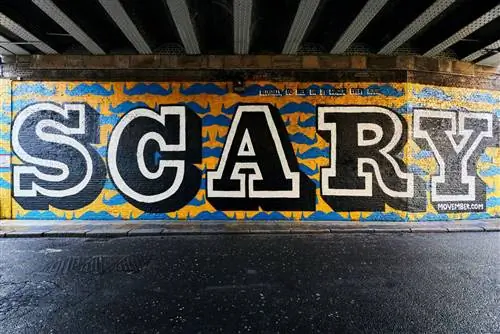 Фреска Бена Эйна Movember Scary предоставлена художником Фреска Бена Эйна Movember Scary предоставлена художником