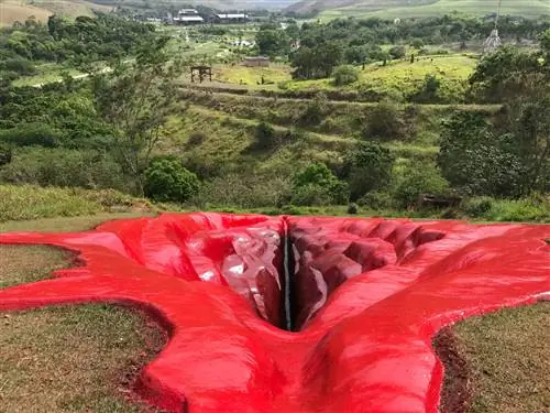 Diva (2020) установлена в парке Usina de Arte в Пернамбуку, Бразилия. Diva (2020) установлена в парке Usina de Arte в Пернамбуку, Бразилия.