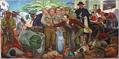 Четырехметровая фреска Диего Риверы «Славная победа» (1954, вверху) около полувека томилась в запаснике ГМИИ им. А. С. Пушкина в Москве. Четырехметровая фреска Диего Риверы «Славная победа» (1954, вверху) около полувека томилась в запаснике ГМИИ им. А. С. Пушкина в Москве.