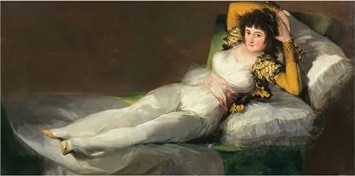 Картина Франсиско де Гойи «Маха одетая» (1800-07) будет выставлена в Beyeler Image: Картина Франсиско де Гойи «Маха одетая» (1800-07) будет выставлена в Beyeler Image:
