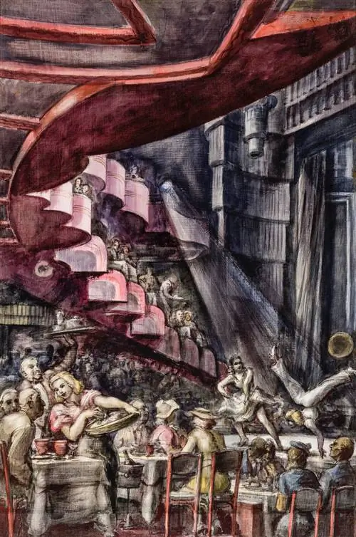 Реджинальд Марш, Кабаре (1938). Галереи Hirschl & Adler