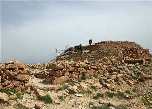Храм Мам Рашан в районе Синджар на севере Ирака, разрушенный в 2014 году.