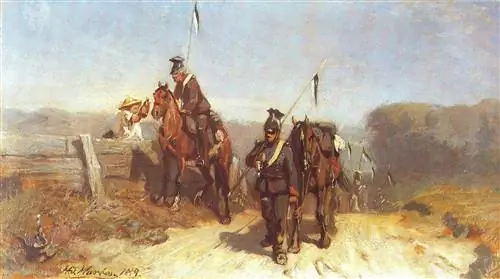 Уланы Ганса фон Мареса на марше (1859 г.) Уланы Ганса фон Мареса на марше (1859 г.)