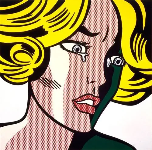 Испуганная девушка Роя Лихтенштейна (1964) Estate of Roy Lichtenstein/DACS 2018 Испуганная девушка Роя Лихтенштейна (1964) Estate of Roy Lichtenstein/DACS 2018