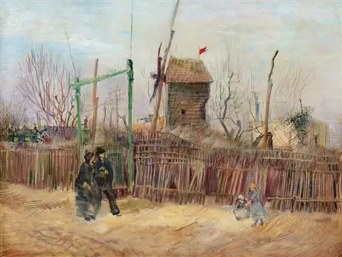 Винсент Ван Гог «Сцена на улице Монмартр / Сцена на улице Монмартр» (Impasse des Deux Frères et le Moulin à Poivre) (февраль-апрель 1887 г.) Винсент Ван Гог «Сцена на улице Монмартр / Сцена на улице Монмартр» (Impasse des Deux Frères et le Moulin à Poivre) (февраль-апрель 1887 г.)