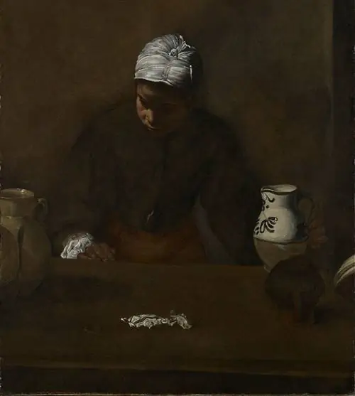 Кухонная горничная (около 1620 г.) Музей изящных искусств, Хьюстон